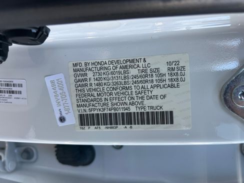 Used 2023 Honda Ridgeline RTL-E image 20