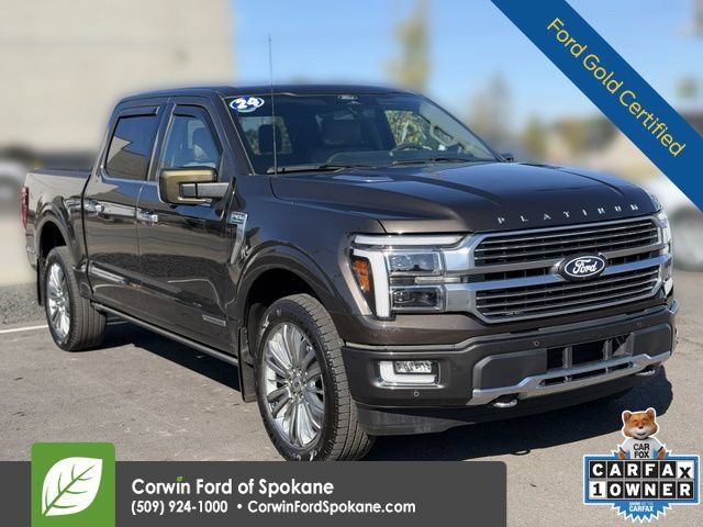 Certified 2024 Ford F150 Platinum w/ Equipment Group 703A Plus AWD/4WD 360° Tour