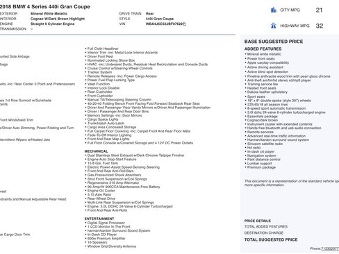 Used 2018 BMW 440i Gran Coupe image 12