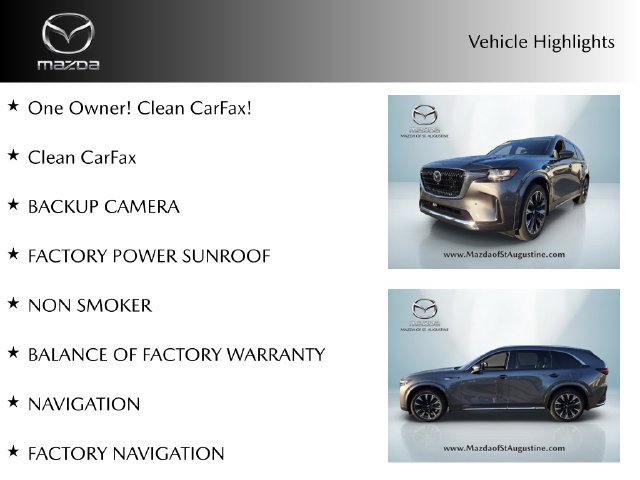Certified 2025 MAZDA CX-90 3.3 Turbo S w/ Premium Plus AWD/4WD image 2
