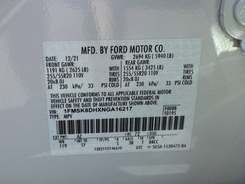 Certified 2022 Ford Explorer XLT w/ Equipment Group 202A AWD/4WD image 41