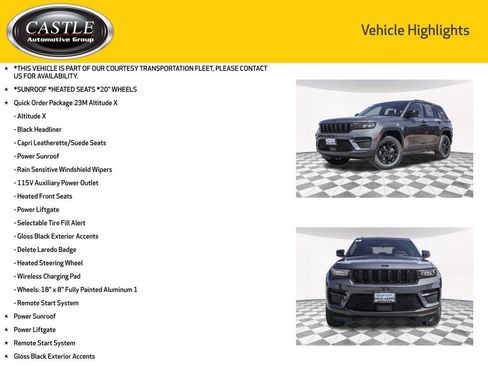 New 2025 Jeep Grand Cherokee Altitude image 4