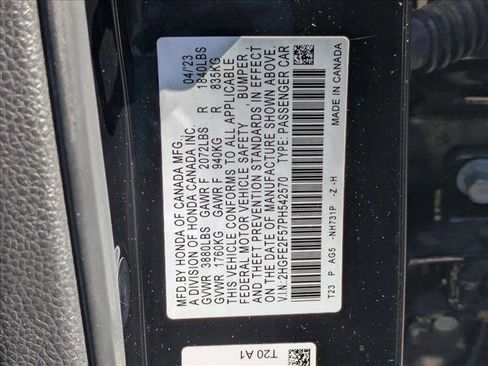 Used 2023 Honda Civic Sport image 23