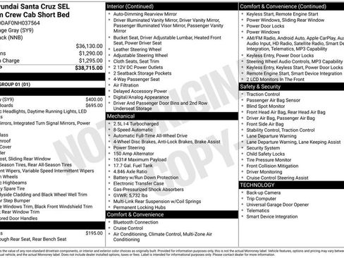 Used 2022 Hyundai Santa Cruz SEL Premium AWD/4WD image 40