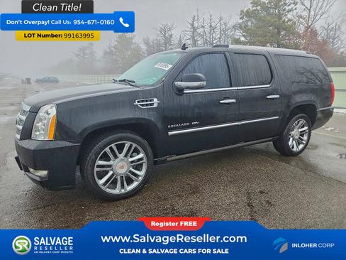 Used 2012 Cadillac Escalade ESV Platinum image 1
