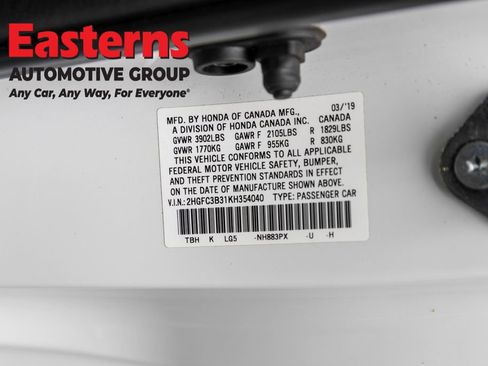 Used 2019 Honda Civic EX image 32