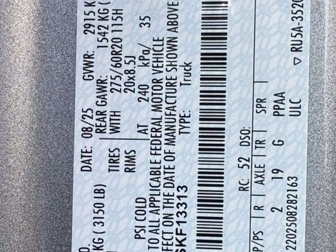 New 2025 Ford F150 STX w/ Equipment Group 200A image 13