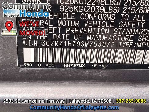 Used 2025 Honda HR-V EX-L image 17