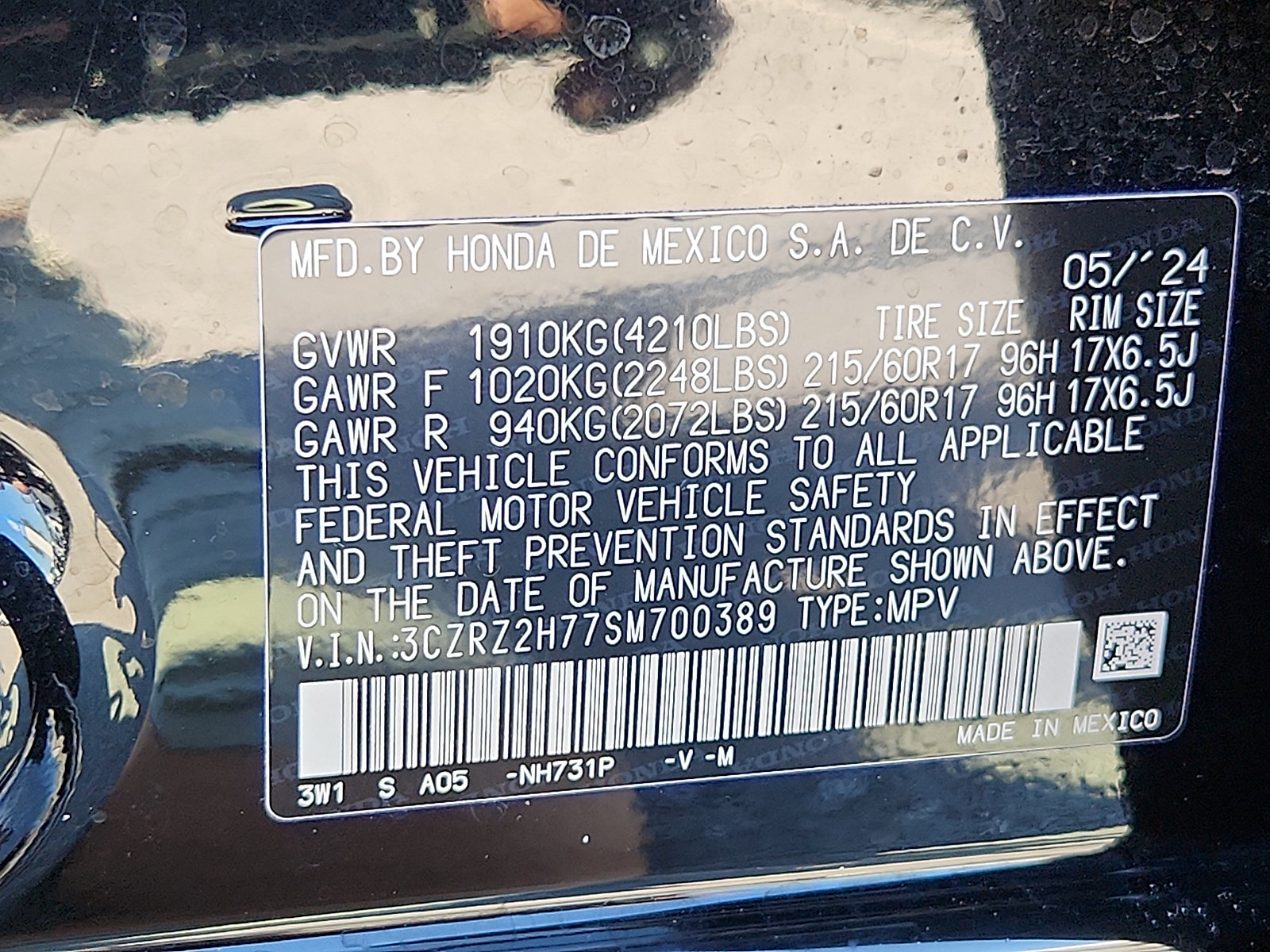 Used 2025 Honda HR-V EX-L image 27