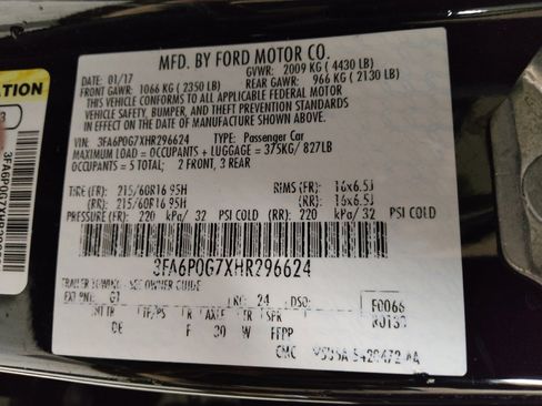 Used 2017 Ford Fusion S image 33