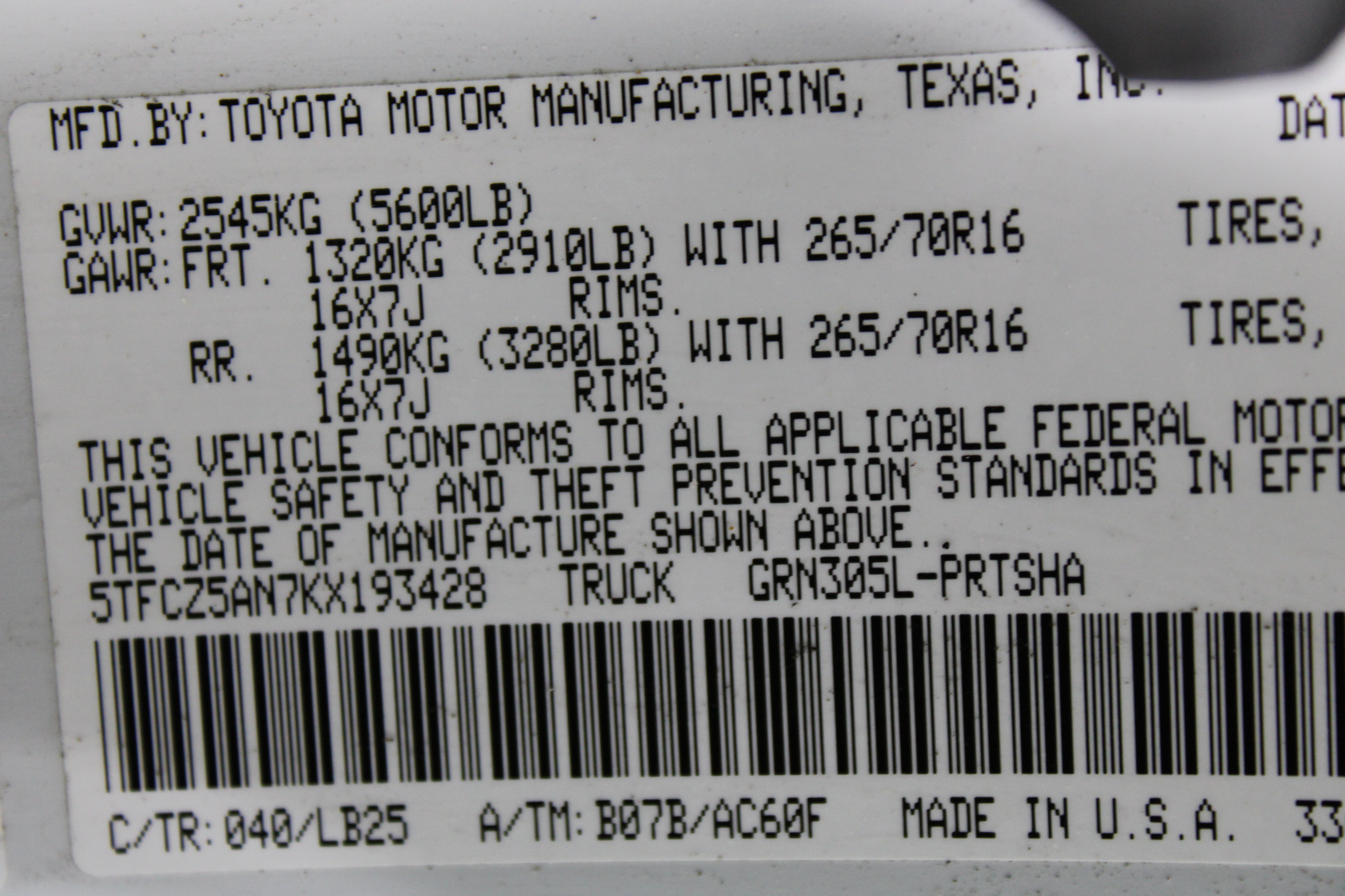 Used 2019 Toyota Tacoma TRD Pro AWD/4WD image 44