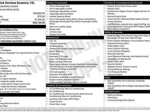 Used 2022 Buick Enclave Essence image 10