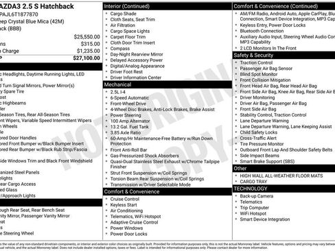 New 2026 MAZDA MAZDA3 s image 35