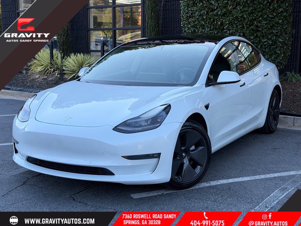 Used 2021 Tesla Model 3 Long Range AWD/4WD image 1