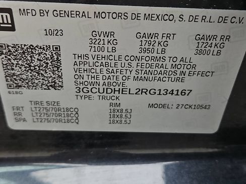 Certified 2024 Chevrolet Silverado 1500 ZR2 w/ Technology Package AWD/4WD image 15