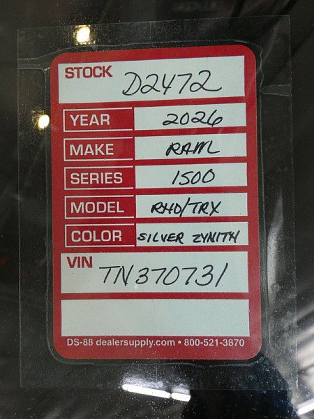 New 2026 RAM 1500 RHO AWD/4WD image 31