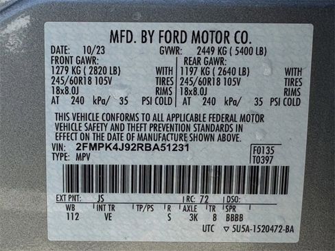 Certified 2024 Ford Edge SEL image 31