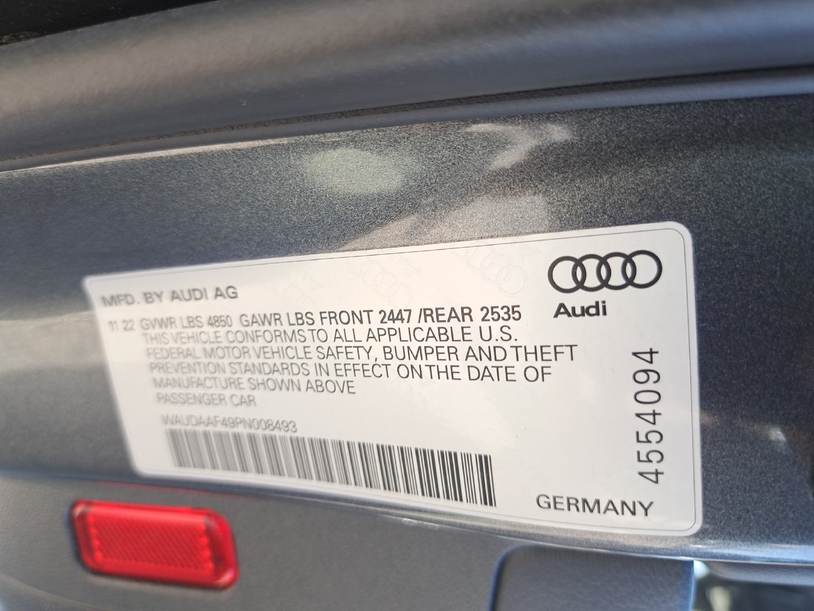 Used 2023 Audi A4 2.0T Premium w/ Convenience Package AWD/4WD image 15