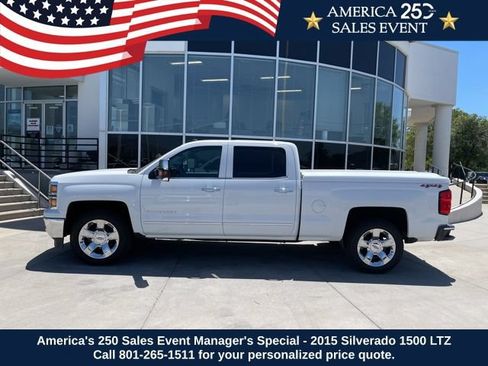 Used 2015 Chevrolet Silverado 1500 LTZ w/ Max Trailering Package AWD/4WD image 2