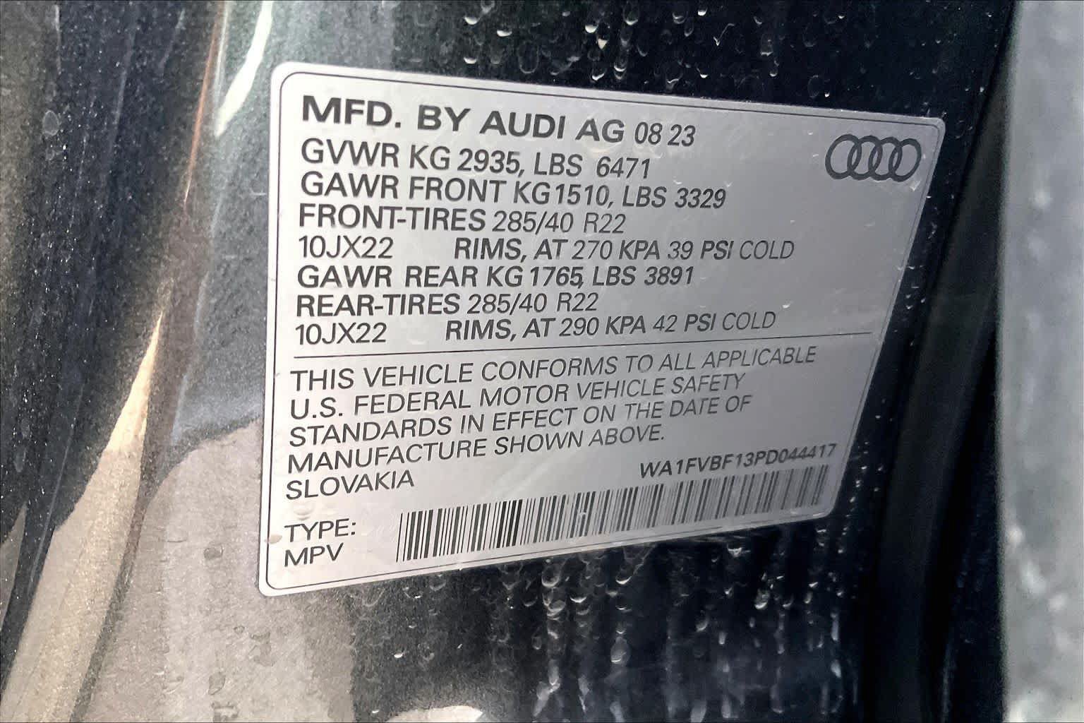 Used 2023 Audi Q8 Prestige AWD/4WD image 34
