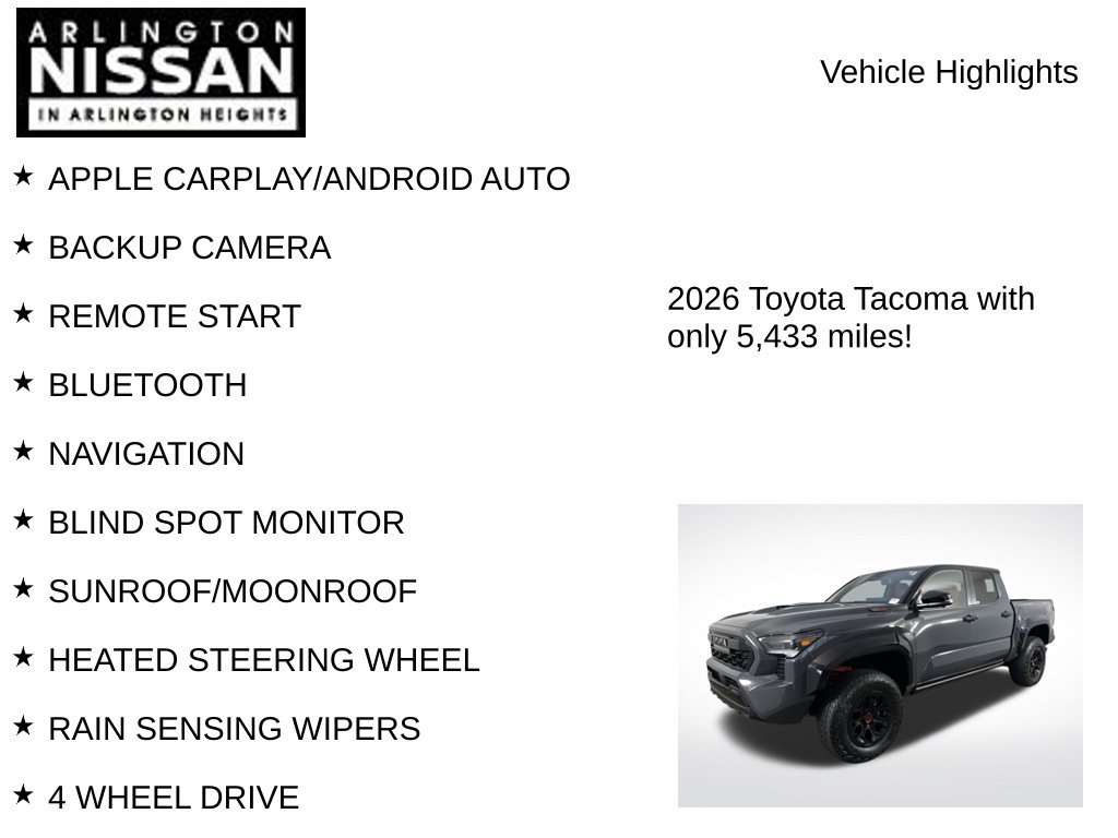 Used 2026 Toyota Tacoma TRD Pro AWD/4WD image 7