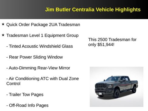Used 2026 RAM 2500 Tradesman AWD/4WD image 5