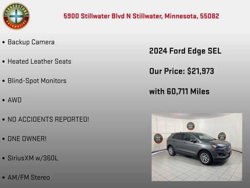 Used 2024 Ford Edge SEL AWD/4WD image 5