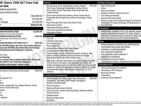 Used 2018 GMC Sierra 1500 SLT w/ SLT Premium Package image 30