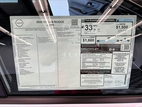 New 2025 Nissan Rogue S image 70