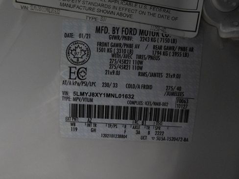 Used 2021 Lincoln Aviator Grand Touring w/ Equipment Group 302A image 45