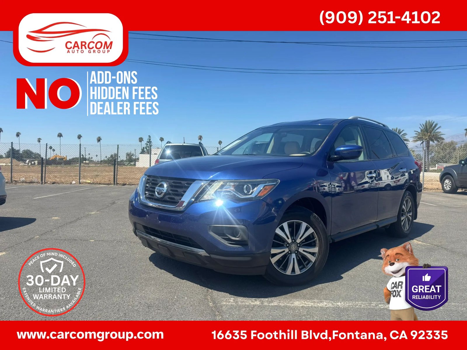 Used 2017 Nissan Pathfinder S FWD image 1