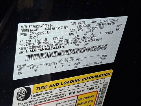 New 2025 Ford Expedition Max Platinum w/ Stealth Performance Package image 15