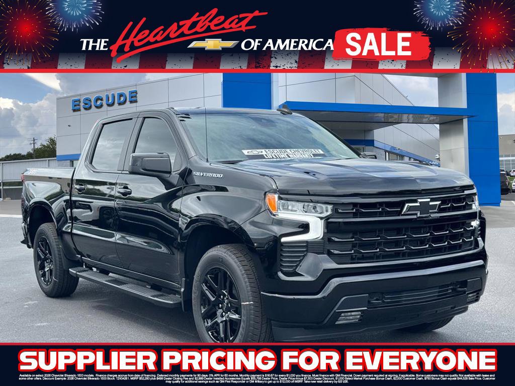New 2026 Chevrolet Silverado 1500 RST w/ Convenience Package II AWD/4WD image 1