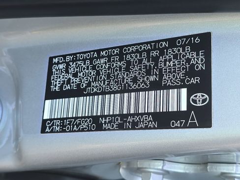 Used 2016 Toyota Prius C Four image 32