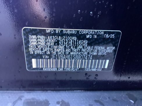 New 2025 Subaru WRX Premium image 16