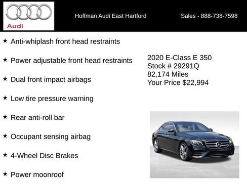 Used 2020 Mercedes-Benz E 350 4MATIC Sedan image 36