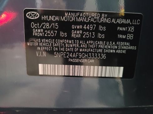 Used 2016 Hyundai Sonata SE image 33