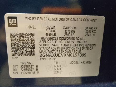 Used 2021 Chevrolet Equinox LT image 33