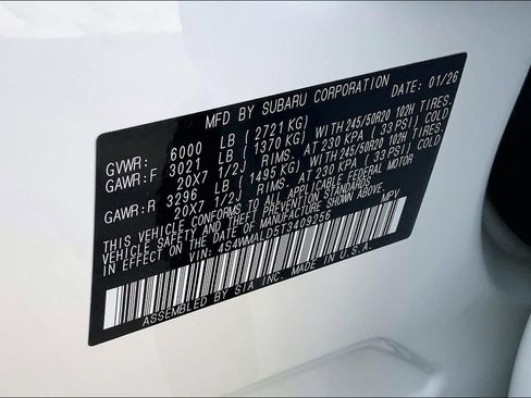 New 2026 Subaru Ascent Bronze Edition image 8