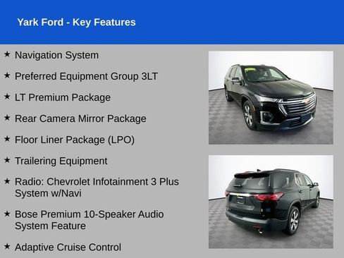 Used 2023 Chevrolet Traverse LT w/ LT Premium Package AWD/4WD image 2
