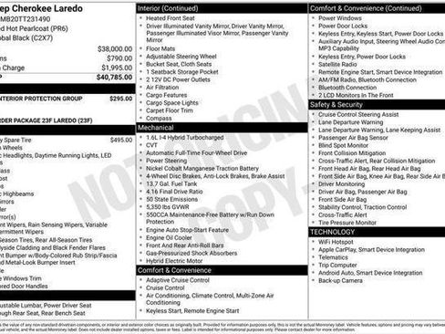 New 2026 Jeep Cherokee Laredo AWD/4WD image 29