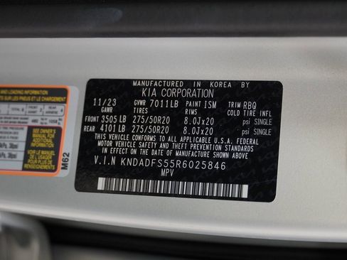 Used 2024 Kia EV9 Land image 59