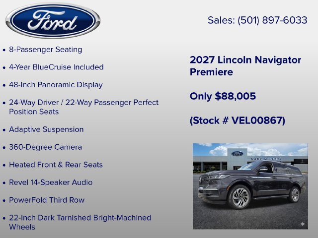New 2027 Lincoln Navigator Premiere RWD image 6