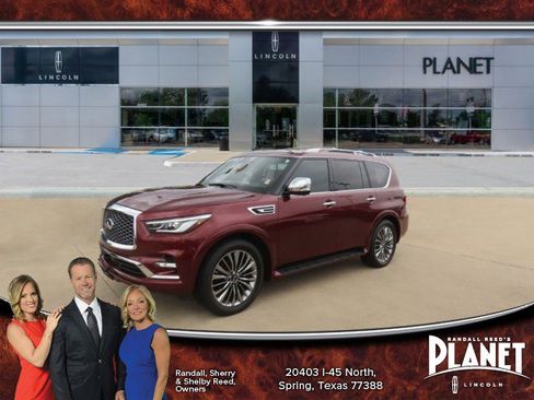 Used 2021 INFINITI QX80 Sensory w/ All-Season Package RWD image 1