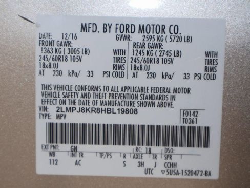 Used 2017 Lincoln MKX Select w/ Select Plus Package image 28