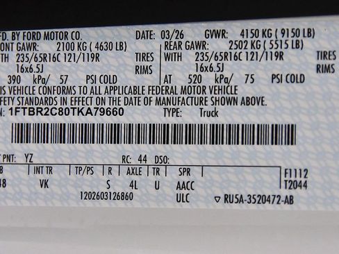 New 2026 Ford Transit 250 148 Medium Roof Extended AWD image 11