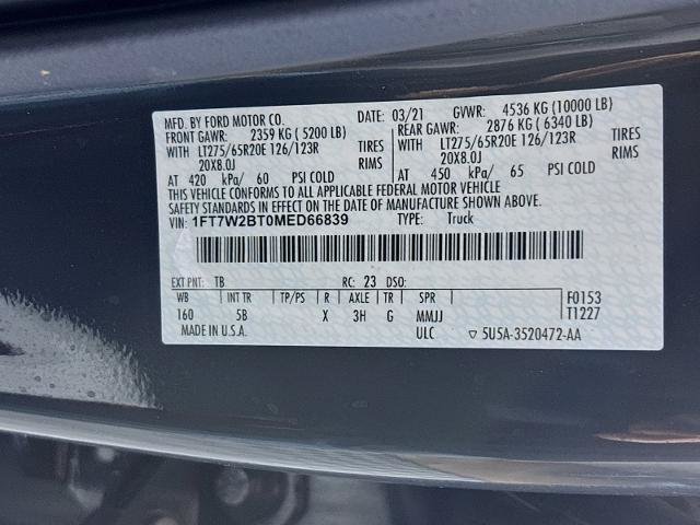 Certified 2021 Ford F250 Lariat w/ Chrome Package AWD/4WD image 32