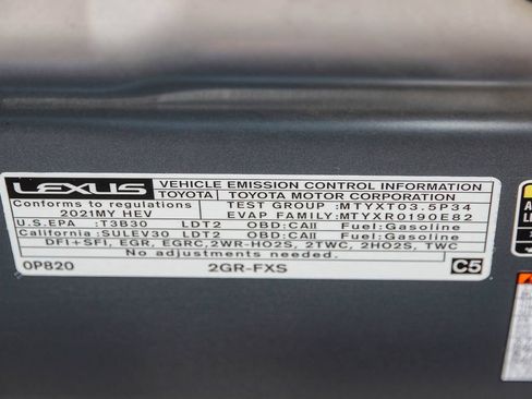 Used 2021 Lexus RX 450h F Sport w/ Cold Weather Package (CT) AWD/4WD image 27
