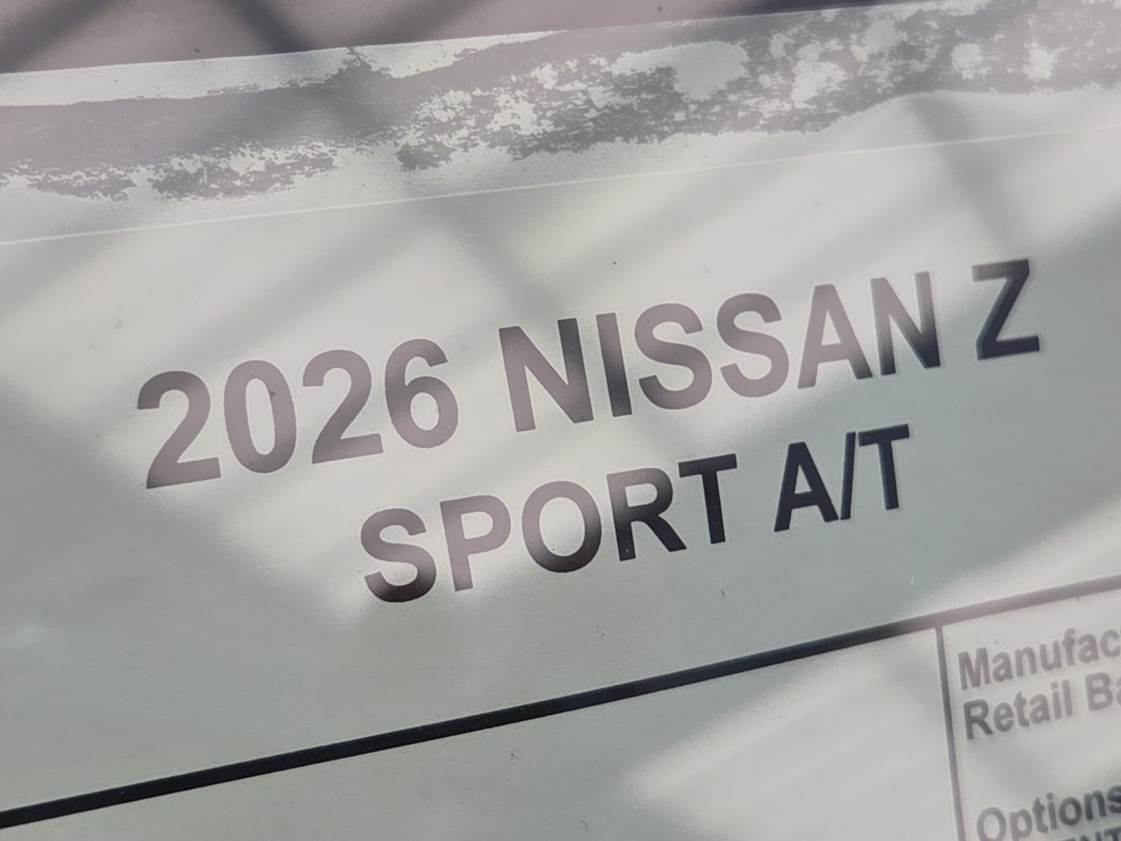 New 2026 Nissan Z Sport w/ Floor Mat Package RWD image 8