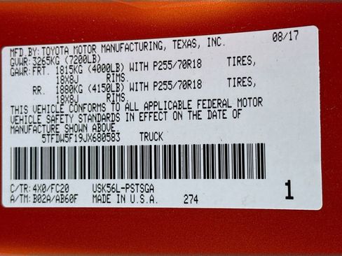 Used 2018 Toyota Tundra SR5 w/ SR5 Upgrade Package image 37